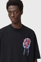 Odzież AllSaints t-shirt bawełniany M035PD czarny