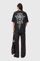 AllSaints t-shirt bawełniany czarny M030PD