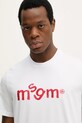 MSGM t-shirt bawełniany biały 4040MM117D.267002