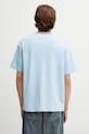 Odzież Drôle de Monsieur t-shirt bawełniany Slogan Sport J.TS189.CO002.LBE niebieski