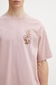 Drôle de Monsieur Vase Havana t-shirt bawełniany męski różowy K.TS308.CO002.OPI