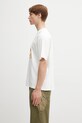Drôle de Monsieur Drôle Café t-shirt męski bawełniany K.TS307.CO002.OW biały SS26