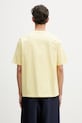 Clothing Drôle de Monsieur D Hibiscus Broddée t-shirt Men's cotton K.TS316.CO248.LYL yellow