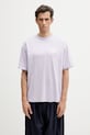 Oblečení Drôle de Monsieur tričko pánské bavlněné Slogan K.TS203.CO002.LAV fialová