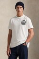 Polo Ralph Lauren t-shirt bawełniany nadruk biały 710P04868