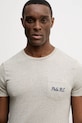 Polo Ralph Lauren t-shirt bawełniany szary 710P07348