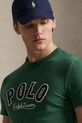 Polo Ralph Lauren t-shirt bawełniany zielony 710P07349