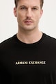 Armani Exchange t-shirt bawełniany czarny XM002827.AF12308