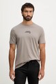 Armani Exchange t-shirt bawełniany regular beżowy XM001784.AF10356