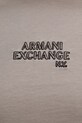 Armani Exchange t-shirt bawełniany XM001784.AF10356 beżowy
