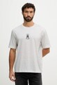 Armani Exchange t-shirt bawełniany wzorzyste biały XM001791.AF10356