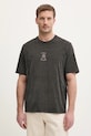 Armani Exchange t-shirt bawełniany wzorzyste czarny XM001791.AF10356