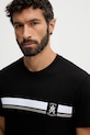 Armani Exchange t-shirt bawełniany czarny XM001792.AF12308