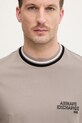 Armani Exchange t-shirt bawełniany beżowy XM001795.AF10361