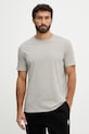 Armani Exchange t-shirt bawełniany wzorzyste beżowy XM001798.AF10356