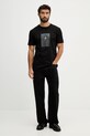 Armani Exchange t-shirt bawełniany XM002214.AF10356 czarny SS26