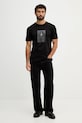 Armani Exchange t-shirt bawełniany XM002214.AF10356 czarny SS26
