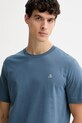 Marc O'Polo t-shirt bawełniany niebieski 620201251054