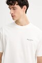 Marc O'Polo t-shirt bawełniany beżowy 620206451044