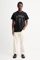G-Star t-shirt bawełniany 89 back gr loose D26857.C784 czarny SS26