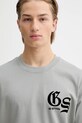 G-Star t-shirt bawełniany szary D26868.C336