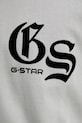 G-Star t-shirt bawełniany D26868.C336 szary