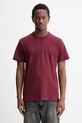 G-Star t-shirt bawełniany Nifous bawełna bordowy D24449.336.4608