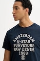 G-Star t-shirt in cotone blu navy D26856.C372