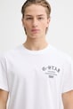 G-Star t-shirt bawełniany biały D26862.336