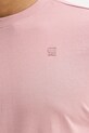 G-Star t-shirt bawełniany D16396.B353.8147 różowy