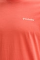 Columbia t-shirt męski bawełniany CSC 2155021 pomarańczowy