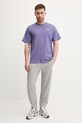 Columbia t-shirt bawełniany CSC 2155061 fioletowy SS26