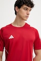adidas Performance T-shirt treningowy męski Tiro 24 czerwony IS1016