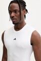 adidas Performance Ανδρική αθλητική μπλούζα Techfit λευκό JE6695