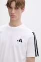 adidas t-shirt bawełniany biały JV6784