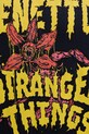 United Colors of Benetton t-shirt bawełniany x Stranger Things 3BL0U10BB granatowy