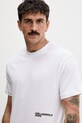 Karl Lagerfeld Jeans t-shirt bawełniany biały B1M17069