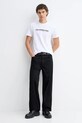 Karl Lagerfeld Jeans t-shirt bawełniany B1M17063 biały SS26
