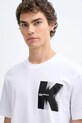 Karl Lagerfeld Jeans t-shirt bawełniany biały B1M17066