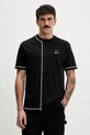 Karl Lagerfeld Jeans t-shirt bawełniany aplikacja czarny B1M17068