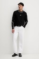 Karl Lagerfeld Jeans longsleeve bawełniany B1M17071 czarny SS26