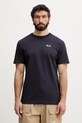 Jack Wolfskin t-shirt męski bawełniany Essential granatowy A65917