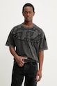 Diesel t-shirt bawełniany T-BOXT-DEN pozostałe szary A19545.0HGBX
