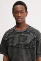 Diesel t-shirt bawełniany T-BOXT-DEN szary A19545.0HGBX