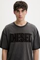 Odzież Diesel t-shirt męski T-RAWBOXT A21041.0KMAH szary