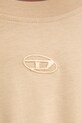 Diesel t-shirt bawełniany T-LUCIEN-IHBI A21562.0PLAT beżowy