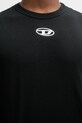 Diesel t-shirt bawełniany T-BISCO-IOD A21743.0JMBB czarny