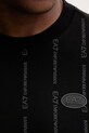 EA7 Emporio Armani t-shirt bawełniany AF12874.7M001391 czarny