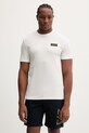 EA7 Emporio Armani t-shirt z elastanem beżowy AF13739.7M001331