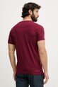 Ρούχα La Sportiva Τ-shirt πεζοπορίας ανδρικό βαμβακερό Ape ZACT204 μπορντό